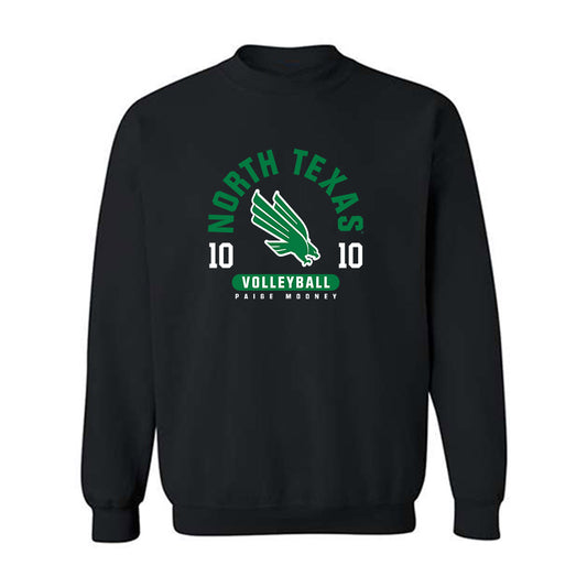 North Texas - NCAA Women's Volleyball : Paige Mooney - Fashion Shersey Crewneck Sweatshirt