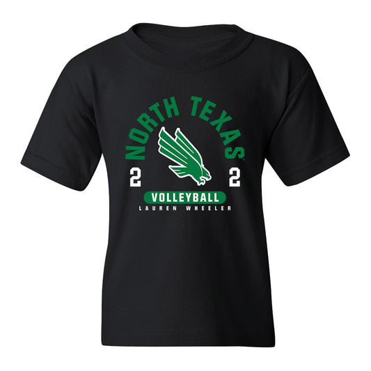 North Texas - NCAA Women's Volleyball : Lauren Wheeler - Fashion Shersey Youth T-Shirt