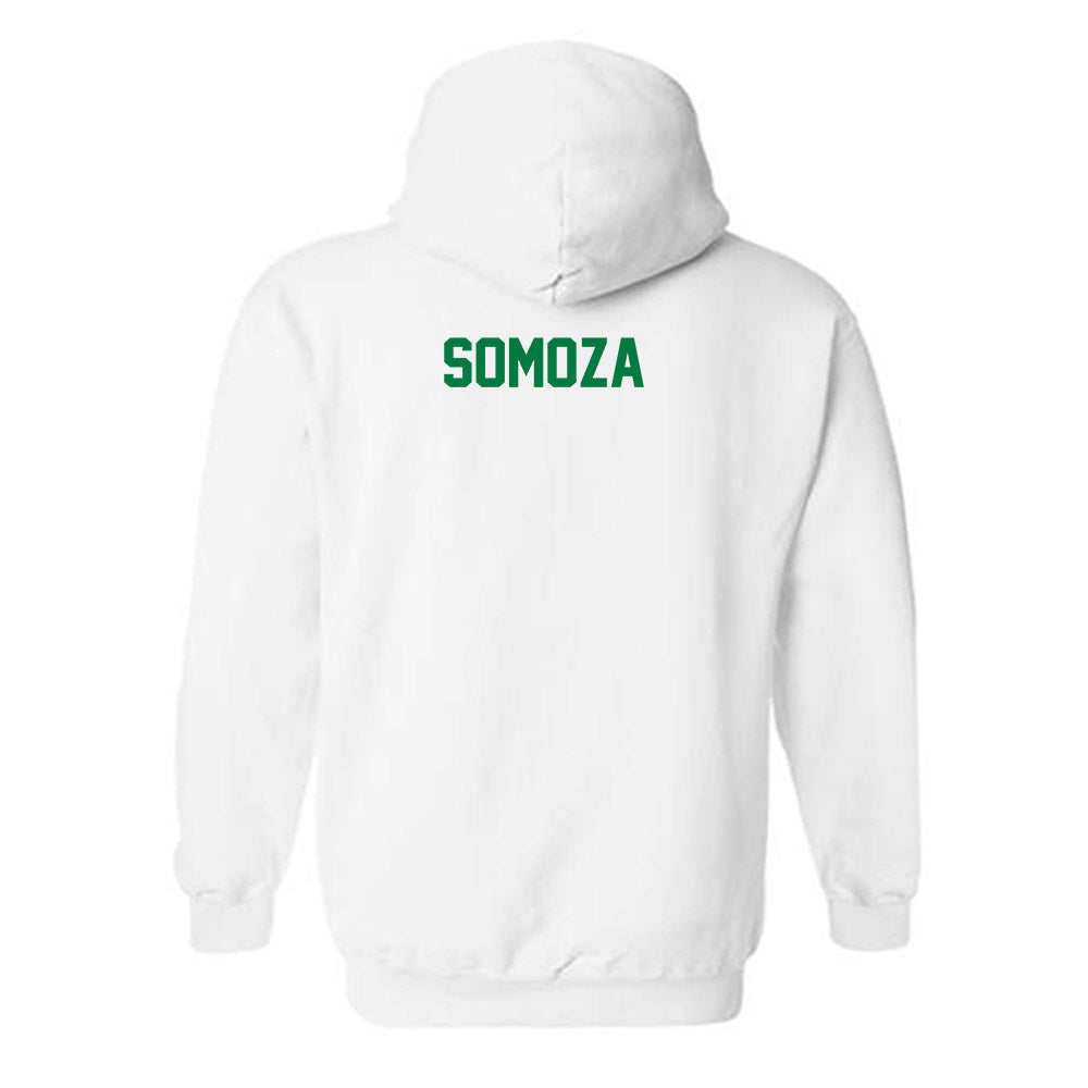 North Texas - NCAA Women's Swimming & Diving : Gabi Somoza - Classic Shersey Hooded Sweatshirt-1