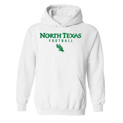North Texas - NCAA Football : Wyatt Young - Classic Shersey Hooded Sweatshirt-0