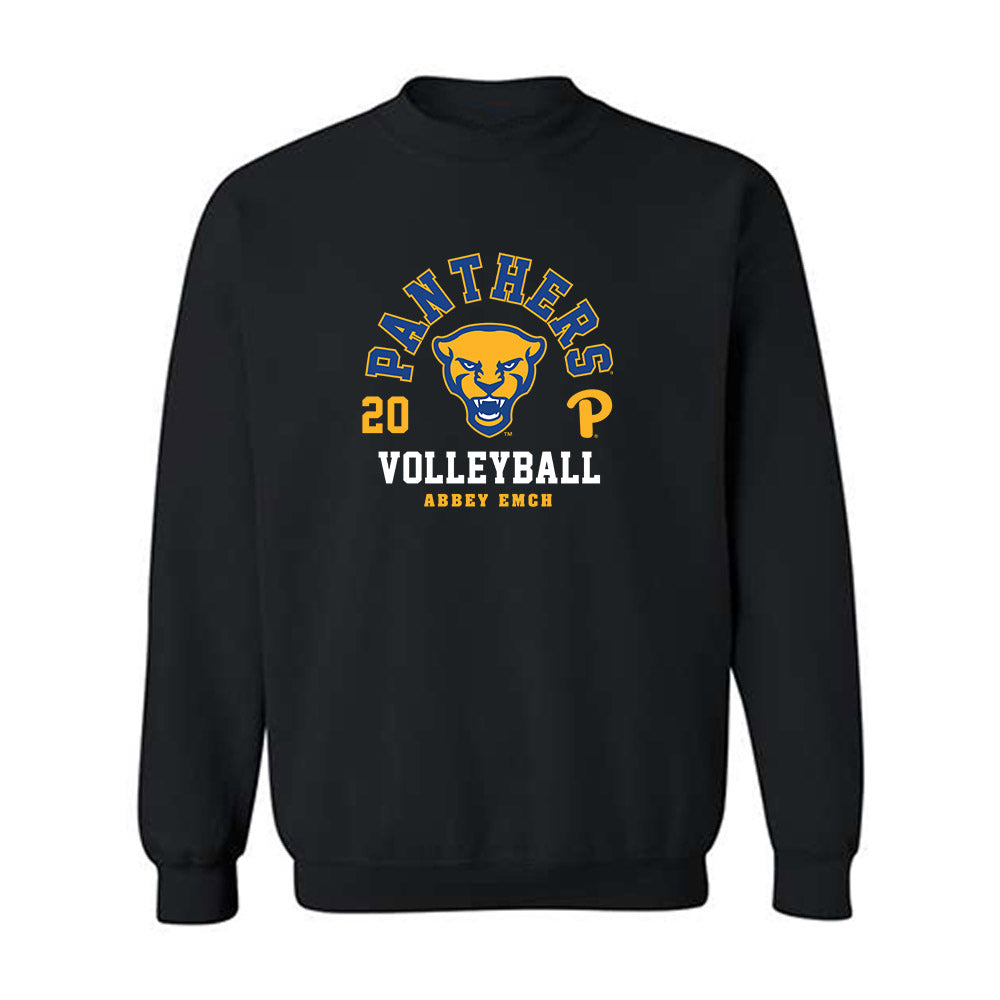 Pittsburgh - NCAA Women's Volleyball : Abbey Emch - Fashion Shersey Crewneck Sweatshirt-0