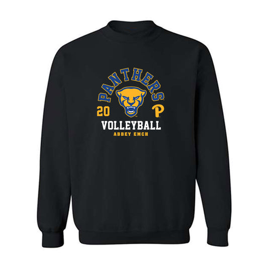Pittsburgh - NCAA Women's Volleyball : Abbey Emch - Fashion Shersey Crewneck Sweatshirt-0