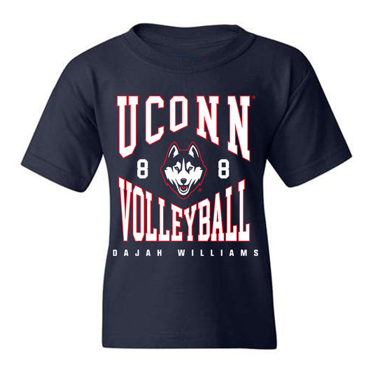UConn - NCAA Women's Volleyball : Dajah Williams - Classic Fashion Shersey Youth T-Shirt