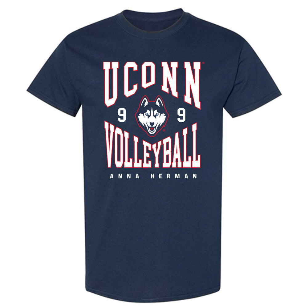 UConn - NCAA Women's Volleyball : Anna Herman - Classic Fashion Shersey T-Shirt