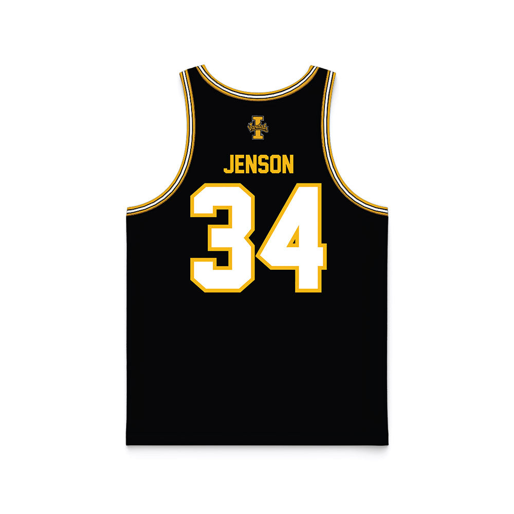 Idaho - NCAA Men's Basketball : Will Jenson - Black Basketball Jersey-1