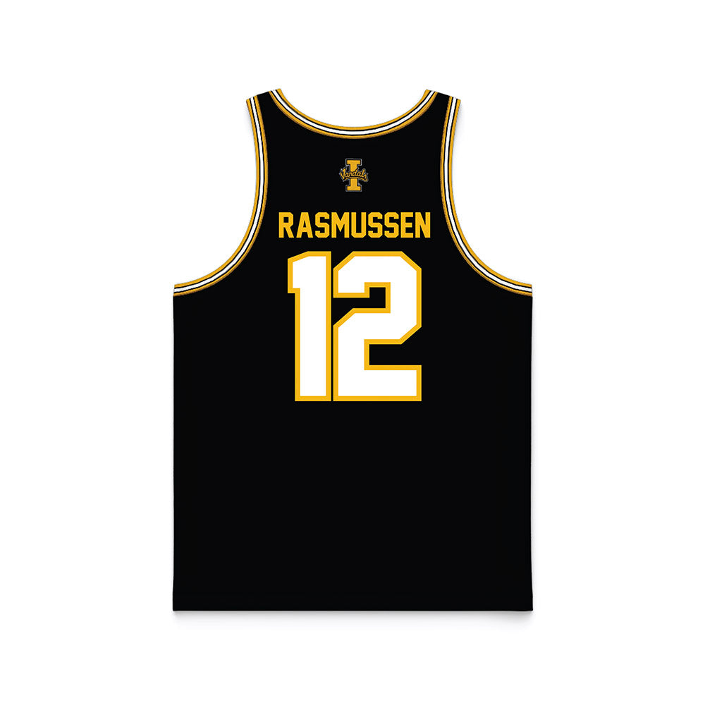 Idaho - NCAA Men's Basketball : Jackson Rasmussen - Black Basketball Jersey-1