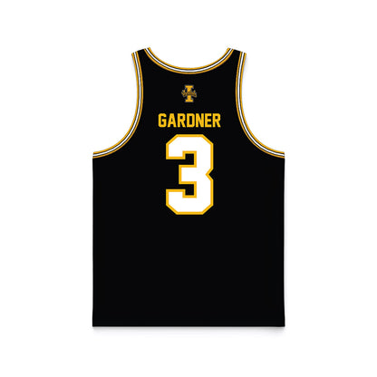Idaho - NCAA Women's Basketball : Kyra Gardner - Black Basketball Jersey-1