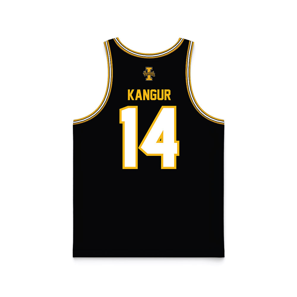 Idaho - NCAA Women's Basketball : Katlin Kangur - Black Basketball Jersey-1
