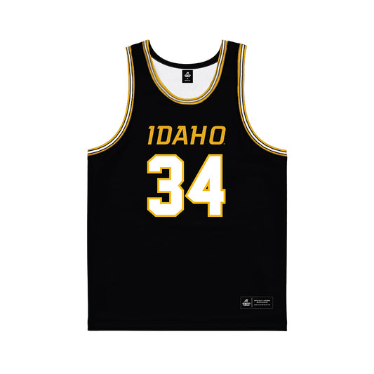 Idaho - NCAA Men's Basketball : Will Jenson - Black Basketball Jersey-0