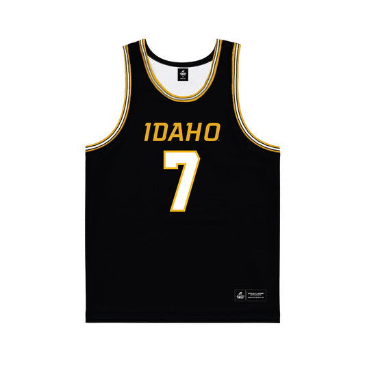 Idaho - NCAA Men's Basketball : Jack Payne - Black Basketball Jersey