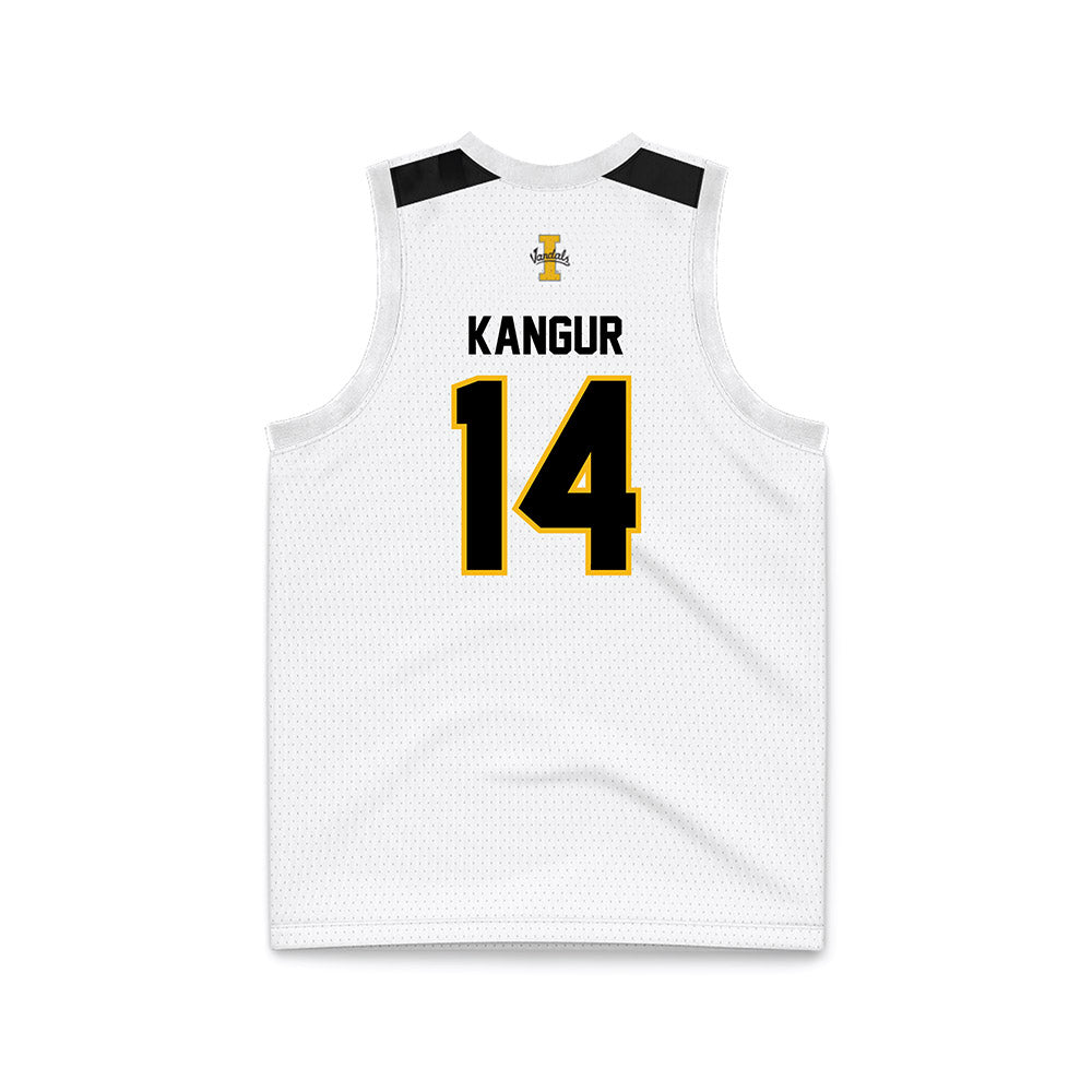Idaho - NCAA Women's Basketball : Katlin Kangur - White Basketball Jersey-1