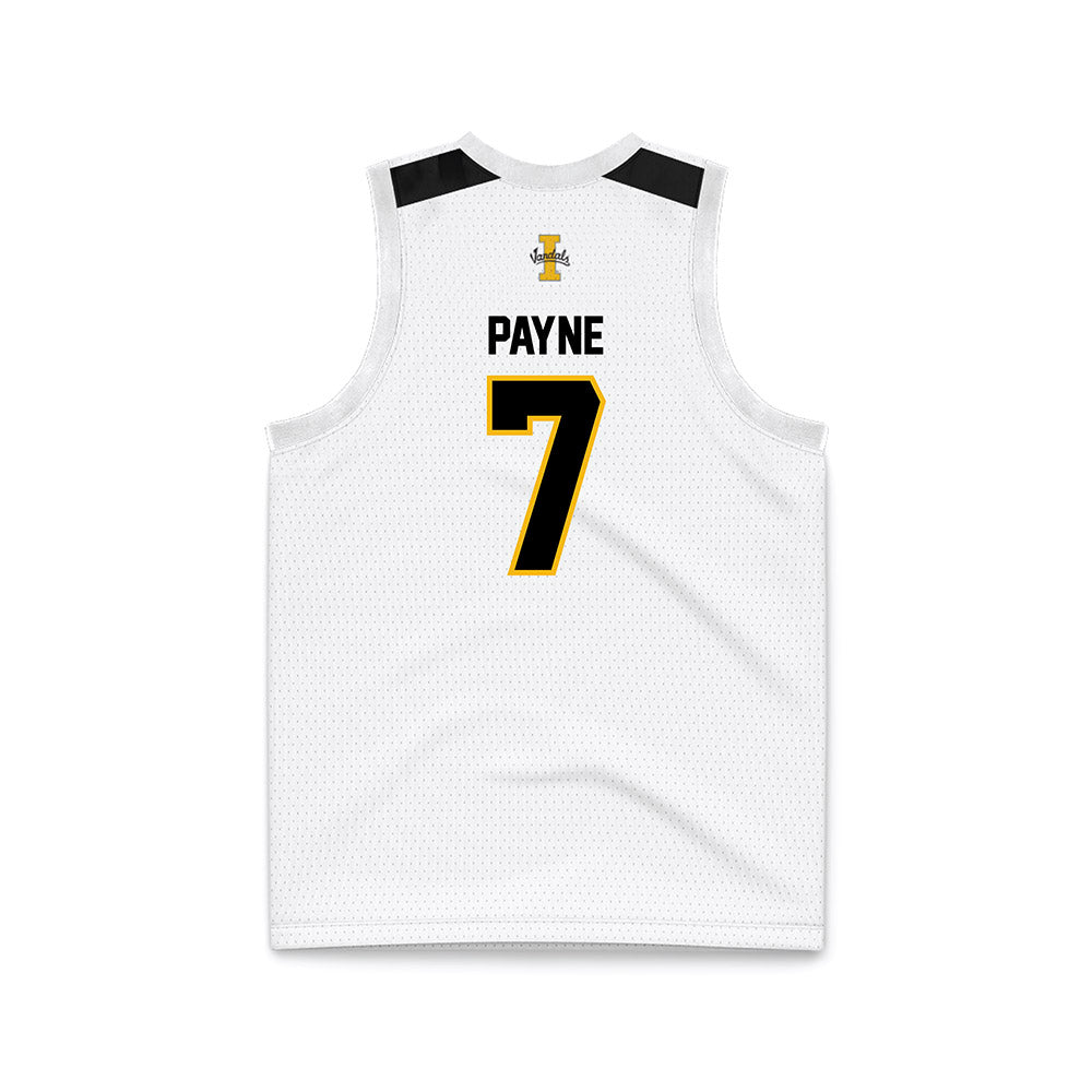 Idaho - NCAA Men's Basketball : Jack Payne - White Basketball Jersey