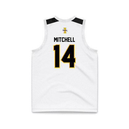 Idaho - NCAA Men's Basketball : Kolton Mitchell - White Basketball Jersey