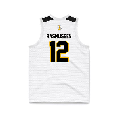 Idaho - NCAA Men's Basketball : Jackson Rasmussen - White Basketball Jersey-1