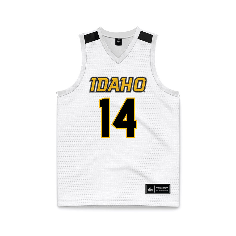 Idaho - NCAA Women's Basketball : Katlin Kangur - White Basketball Jersey-0