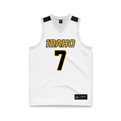 Idaho - NCAA Men's Basketball : Jack Payne - White Basketball Jersey