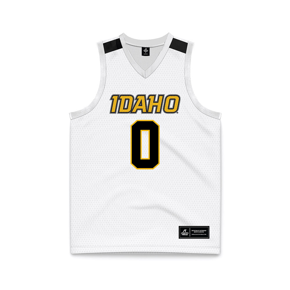 Idaho - NCAA Men's Basketball : Brody Rowbury - White Basketball Jersey-0
