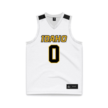 Idaho - NCAA Men's Basketball : Brody Rowbury - White Basketball Jersey-0