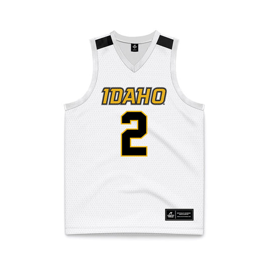 Idaho - NCAA Women's Basketball : Sarah Brans - White Basketball Jersey-0