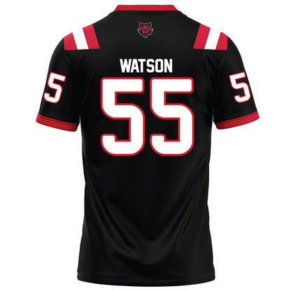 Arkansas State - NCAA Football : Aleric Watson - Black Football Jersey-1
