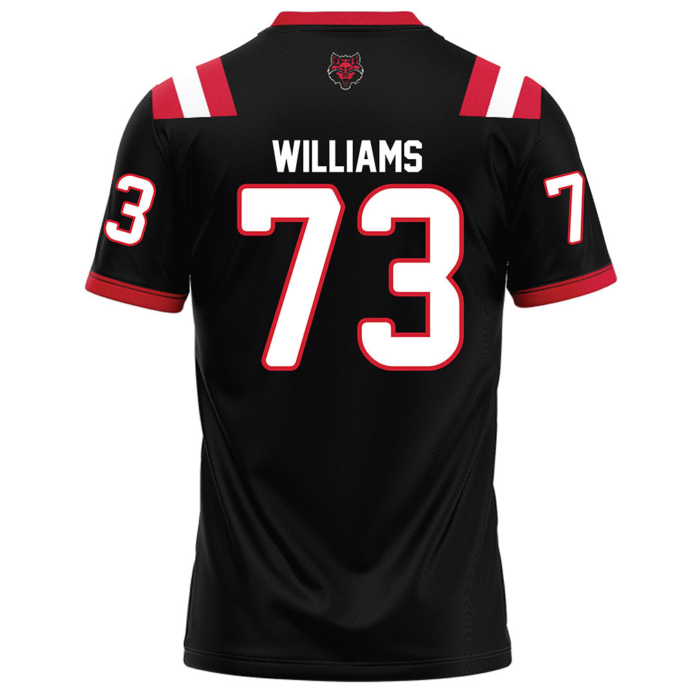 Arkansas State - NCAA Football : Kobe Williams - Black Football Jersey-1