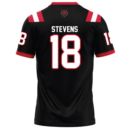 Arkansas State - NCAA Football : Romel Stevens - Black Football Jersey-1