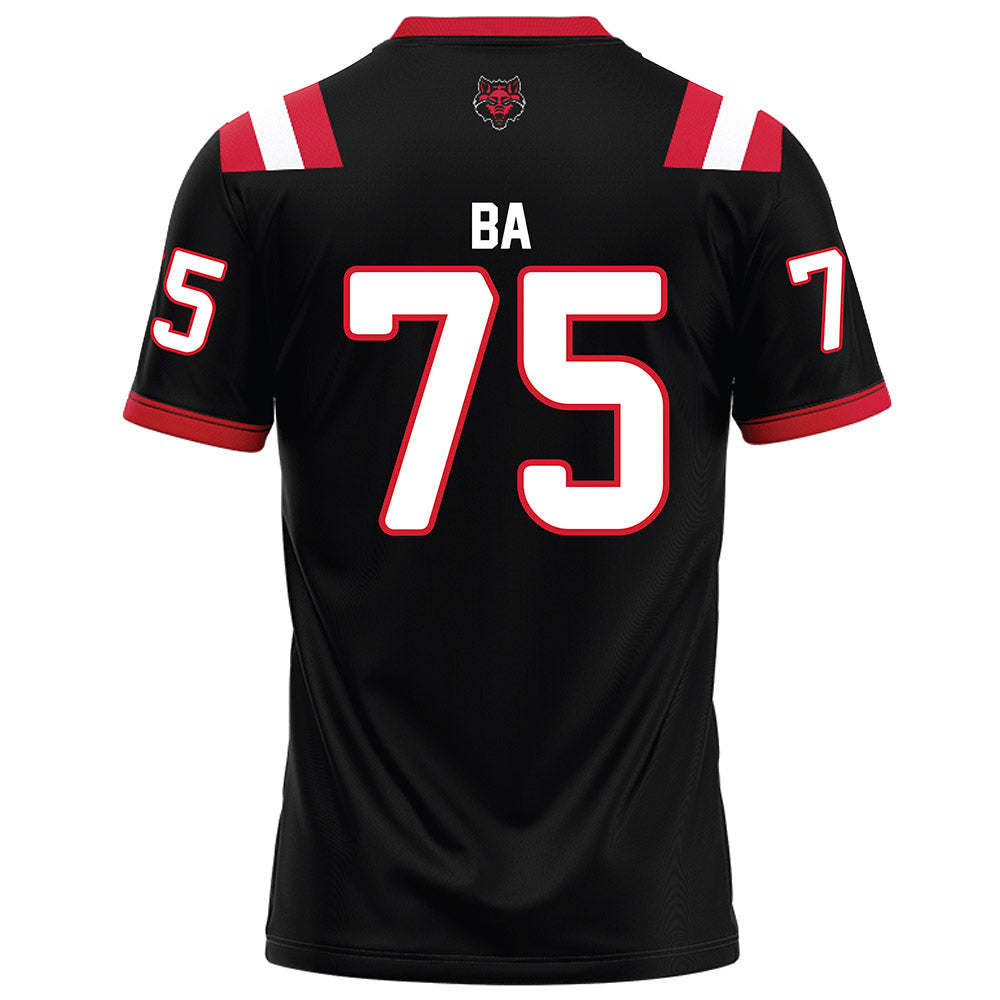 Arkansas State - NCAA Football : Saidou Ba - Black Football Jersey