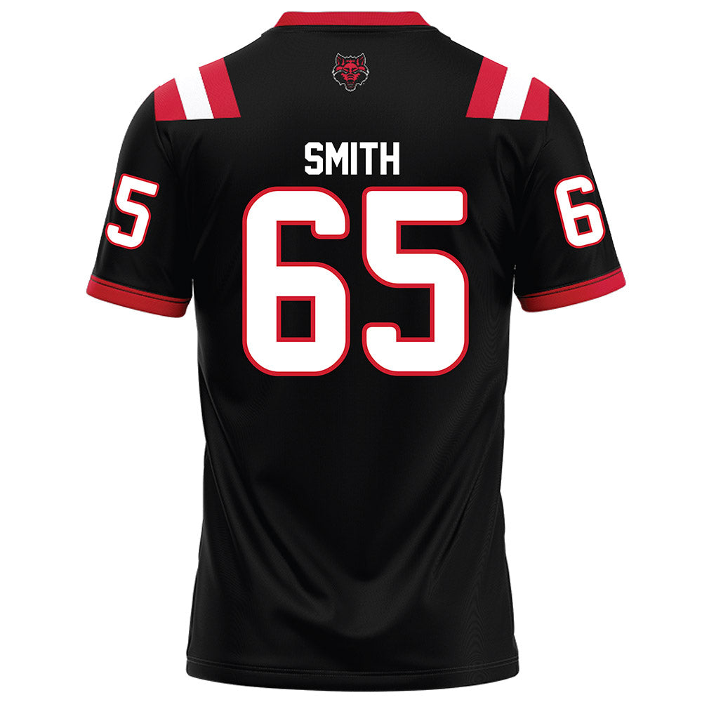 Arkansas State - NCAA Football : Noah Smith - Black Football Jersey-1
