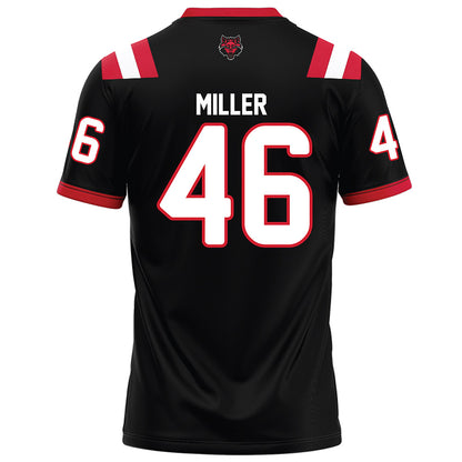 Arkansas State - NCAA Football : Nicholas Miller - Black Football Jersey-1