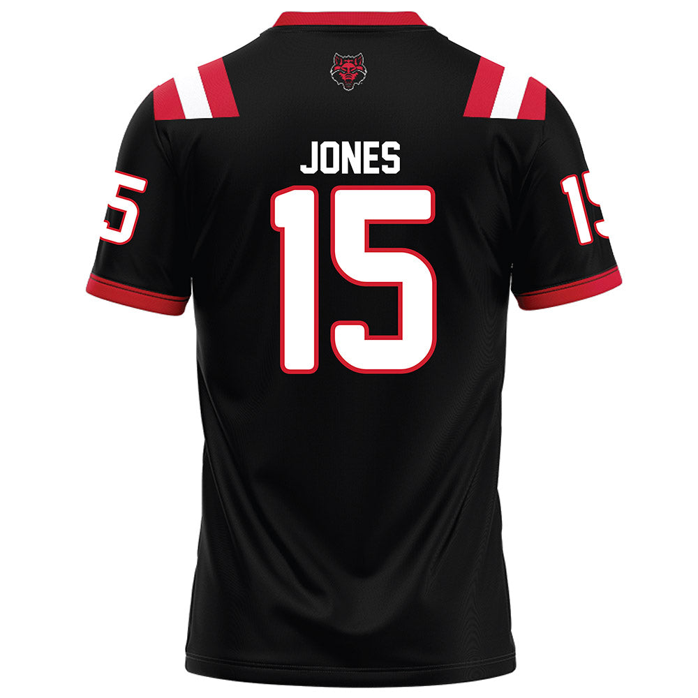 Arkansas State - NCAA Football : Andrew Jones - Black Football Jersey-1