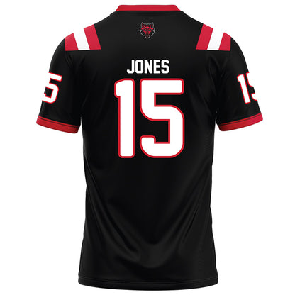 Arkansas State - NCAA Football : Andrew Jones - Black Football Jersey-1