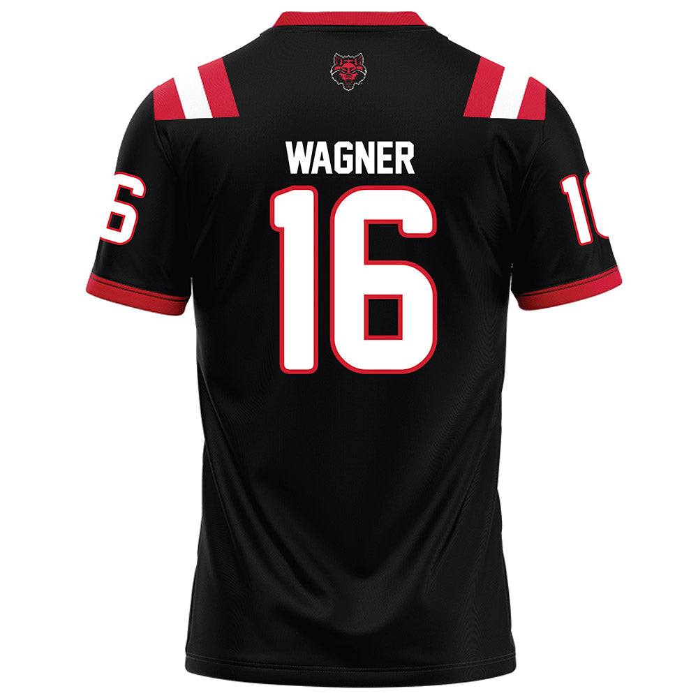 Arkansas State - NCAA Football : Bj Wagner - Black Football Jersey-1