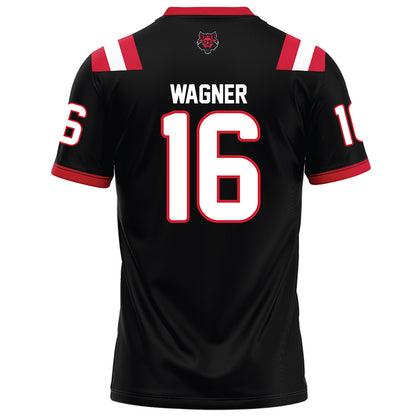 Arkansas State - NCAA Football : Bj Wagner - Black Football Jersey-1