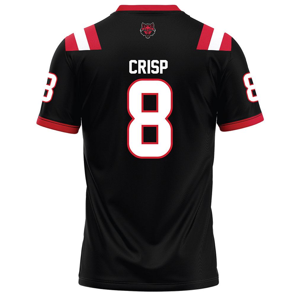 Arkansas State - NCAA Football : Dylan Crisp - Black Football Jersey-1