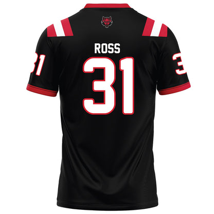 Arkansas State - NCAA Football : Xavier Ross - Black Football Jersey-1
