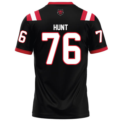 Arkansas State - NCAA Football : Trason Hunt - Black Football Jersey