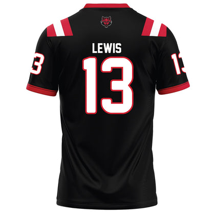 Arkansas State - NCAA Football : Tyrell Lewis - Black Football Jersey-1