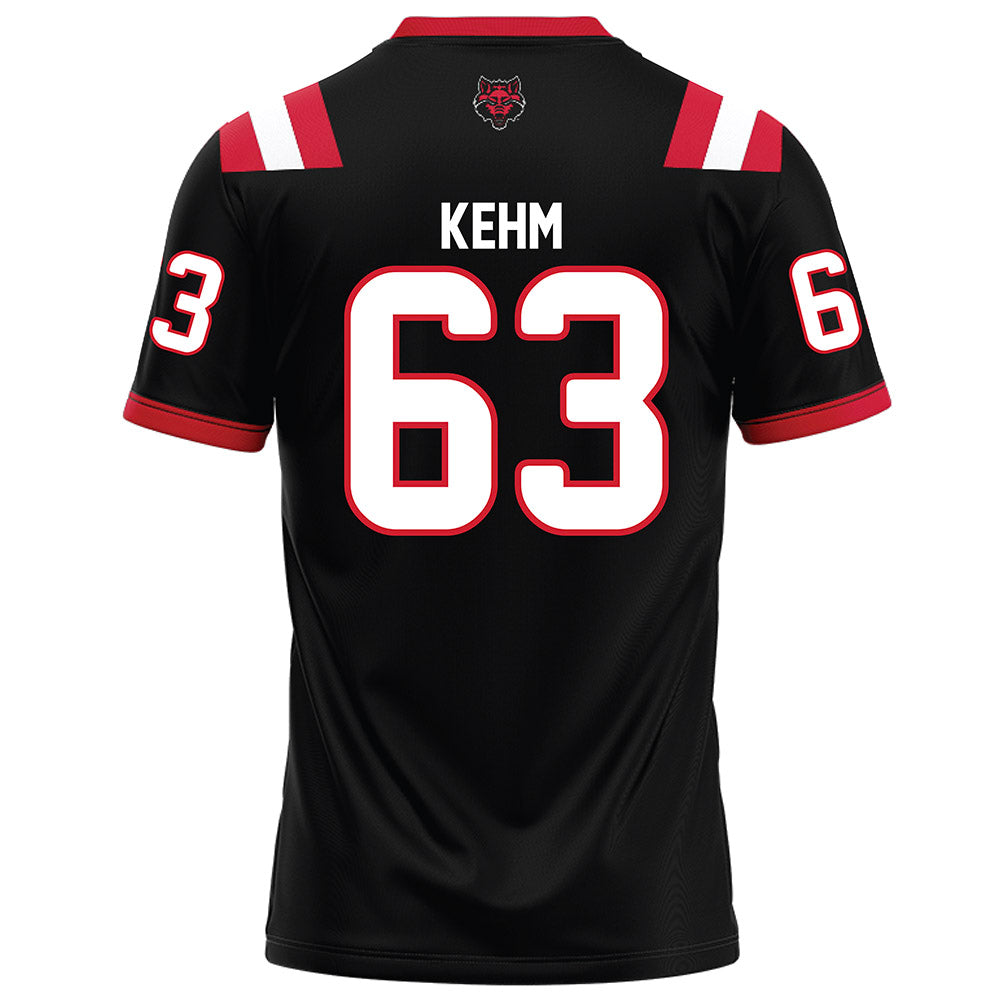Arkansas State - NCAA Football : Aiden Kehm - Black Football Jersey-1