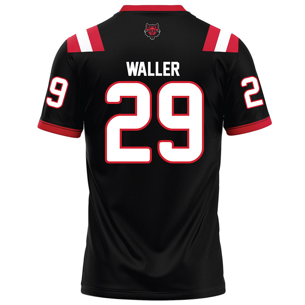 Arkansas State - NCAA Football : Jackson Waller - Black Football Jersey-1