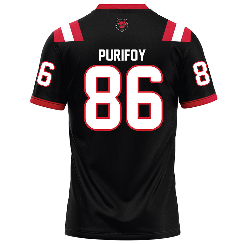 Arkansas State - NCAA Football : Skylar Purifoy - Black Football Jersey