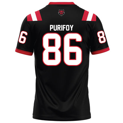 Arkansas State - NCAA Football : Skylar Purifoy - Black Football Jersey