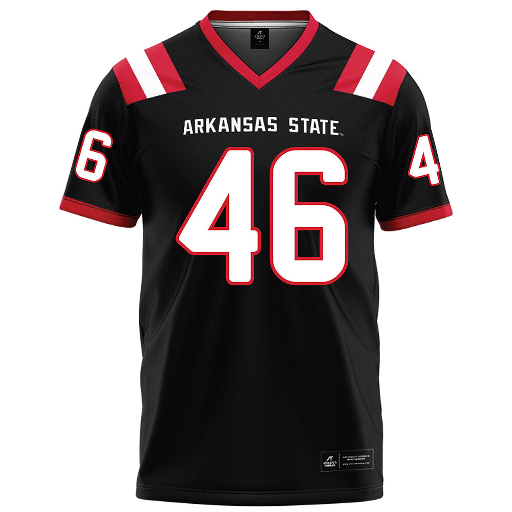 Arkansas State - NCAA Football : Nicholas Miller - Black Football Jersey-0