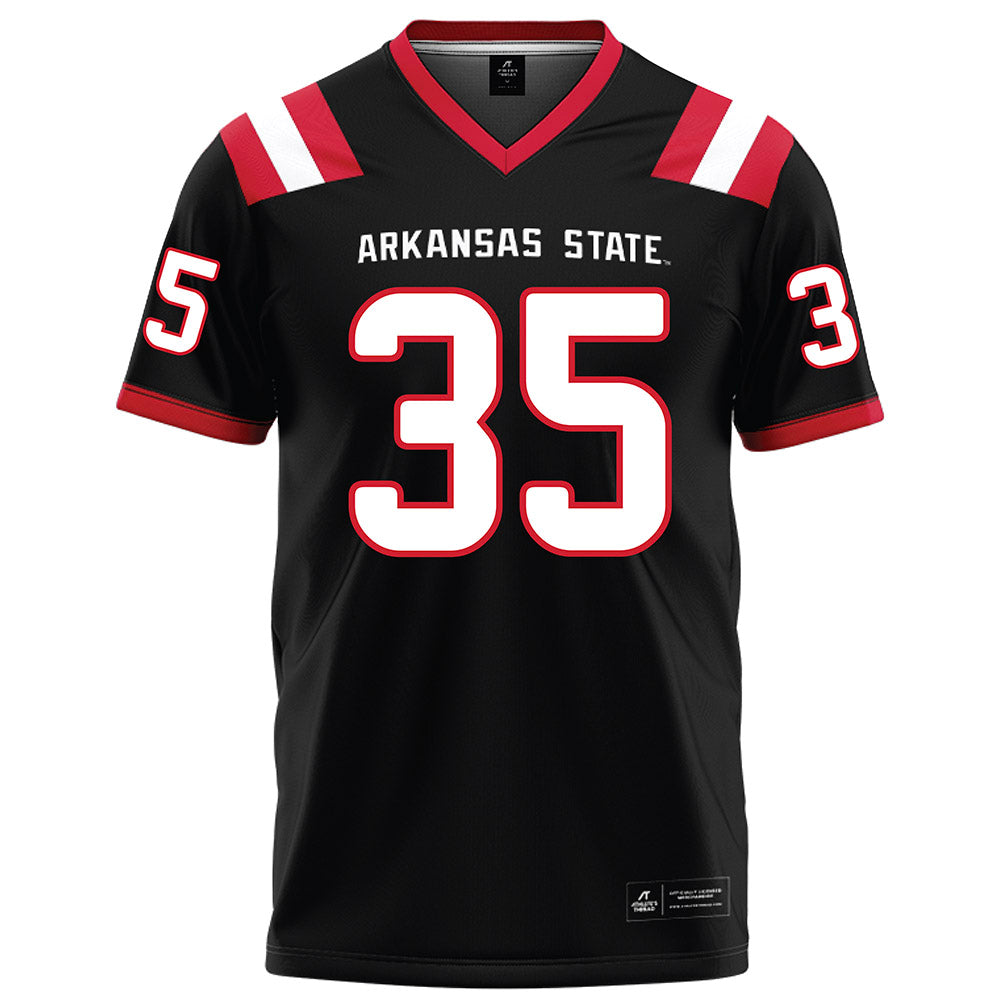 Arkansas State - NCAA Football : Jerry Horne - Black Football Jersey-0
