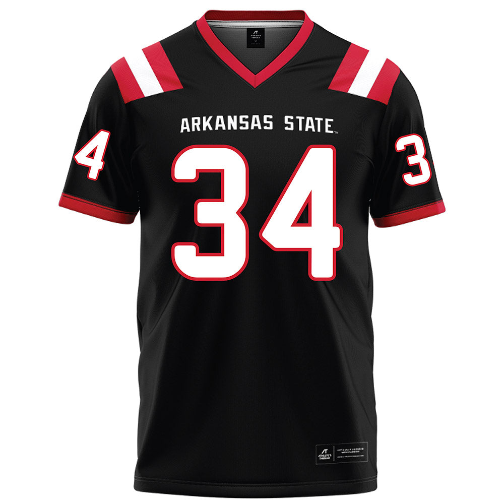 Arkansas State - NCAA Football : Marquis Williams - Black Football Jersey-0