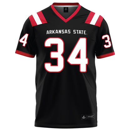 Arkansas State - NCAA Football : Marquis Williams - Black Football Jersey-0