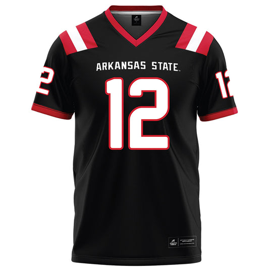 Arkansas State - NCAA Football : Websley Etienne - Black Football Jersey