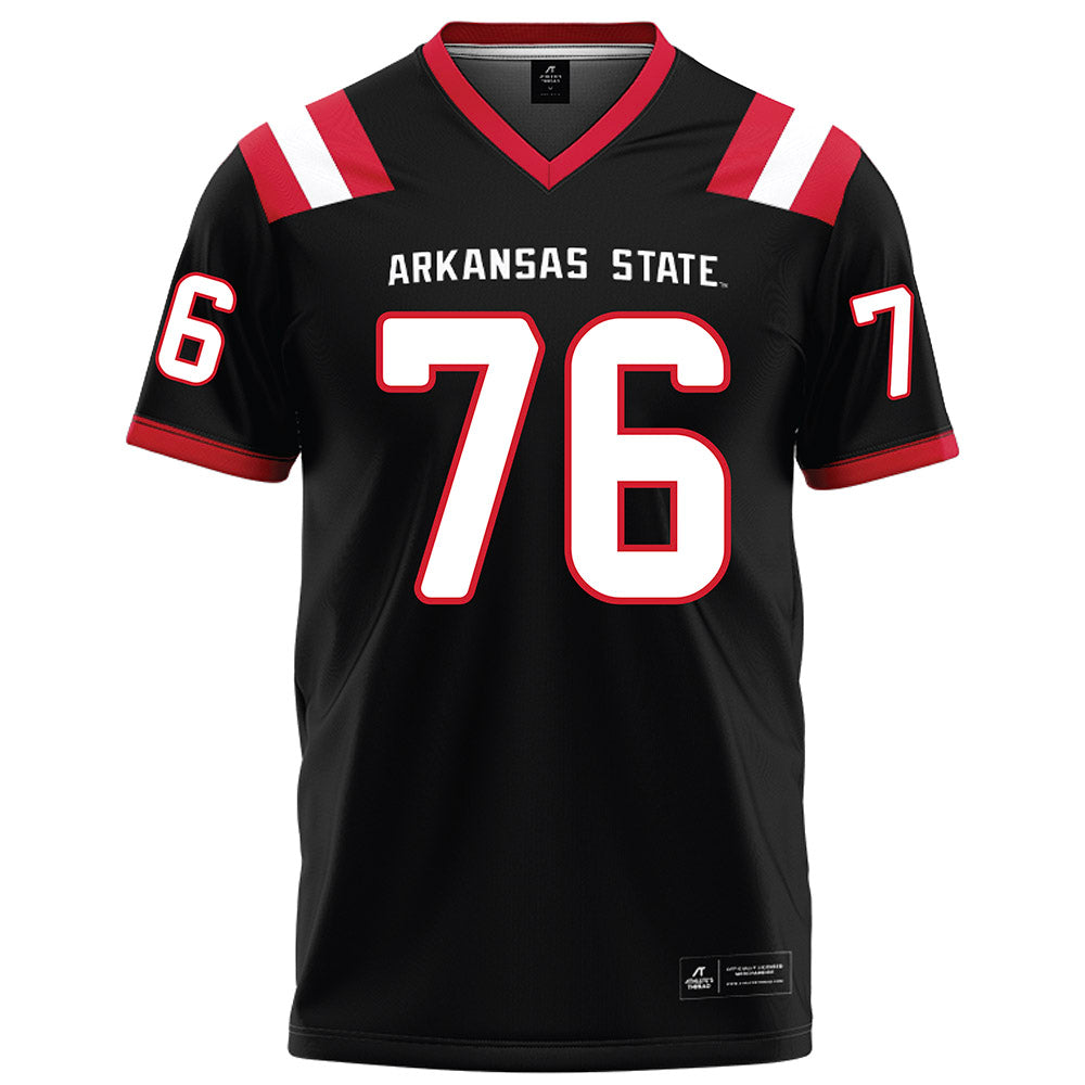 Arkansas State - NCAA Football : Trason Hunt - Black Football Jersey