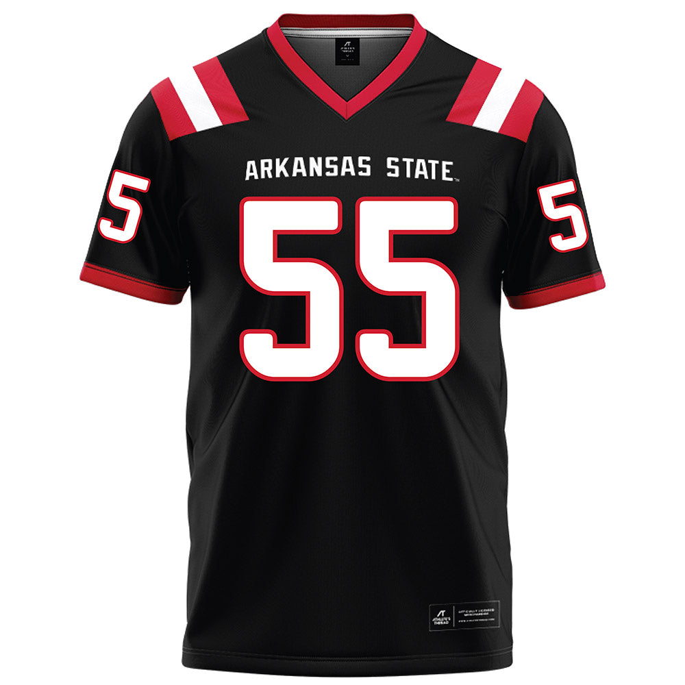 Arkansas State - NCAA Football : Aleric Watson - Black Football Jersey-0