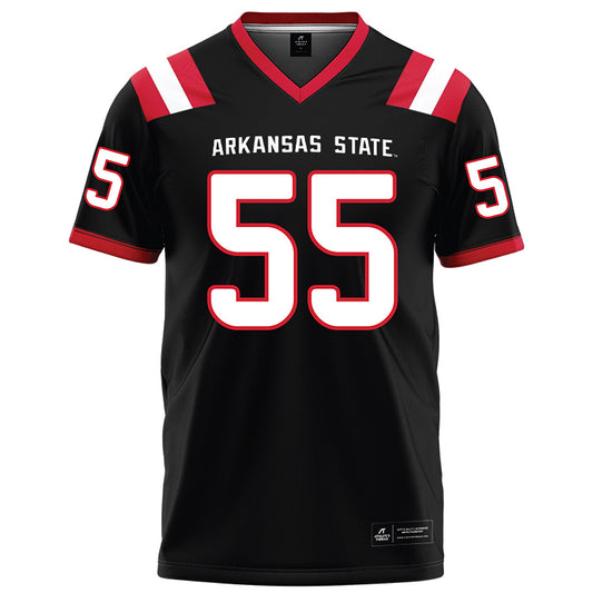 Arkansas State - NCAA Football : Aleric Watson - Black Football Jersey-0