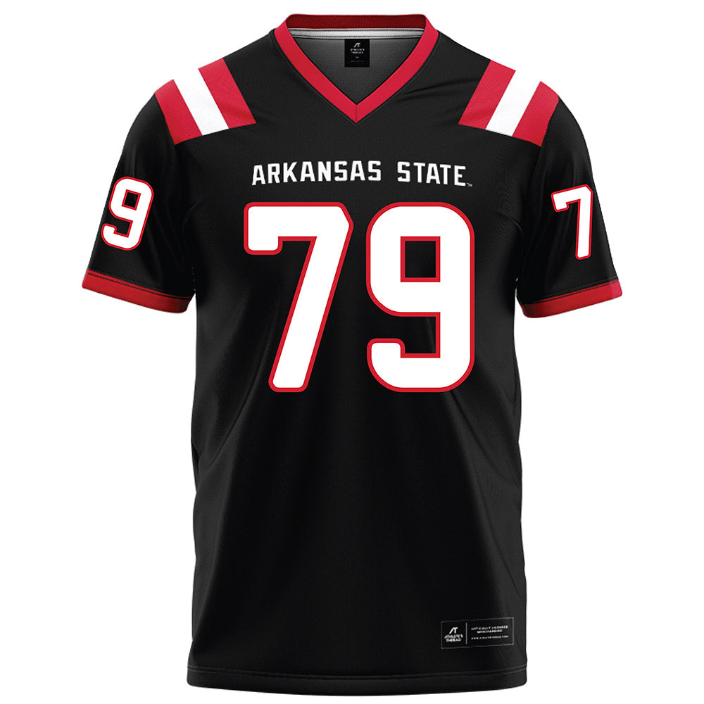 Arkansas State - NCAA Football : Baker North - Black Football Jersey